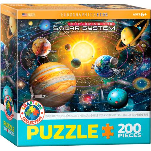 Puzzle Eurographics Explorando el Siatema Solar de 200 Piezas