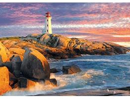 Puzzle Eurographics Faro de Peggy's Cove, Nueva Escocia de 1000