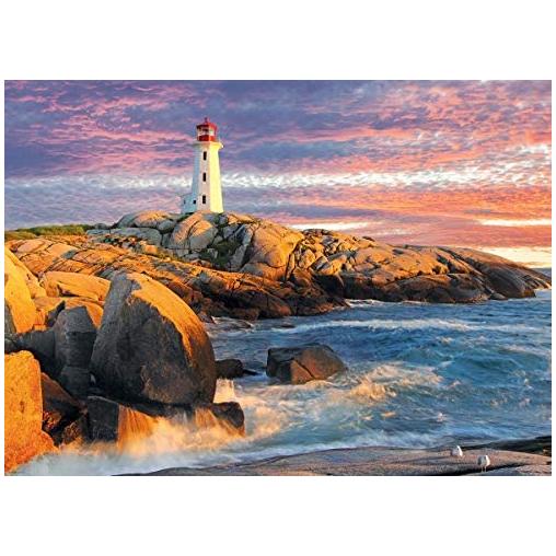 Puzzle Eurographics Faro de Peggy's Cove, Nueva Escocia de 1000