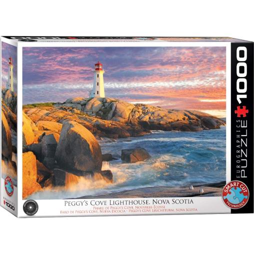 Puzzle Eurographics Faro de Peggy's Cove, Nueva Escocia de 1000