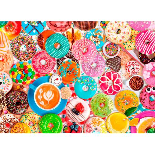 Puzzle Eurographics Fiesta de Donuts de 1000 Piezas