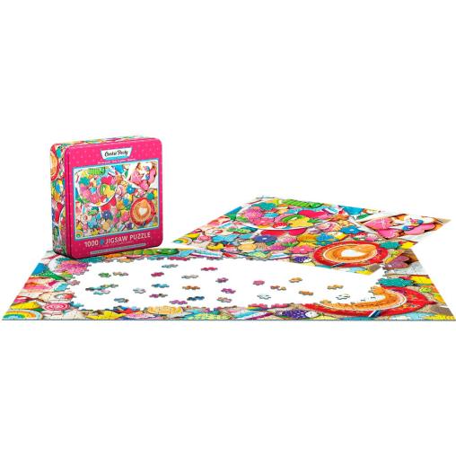 Puzzle Eurographics Fiesta de Galletas, Lata de 1000 Pzs