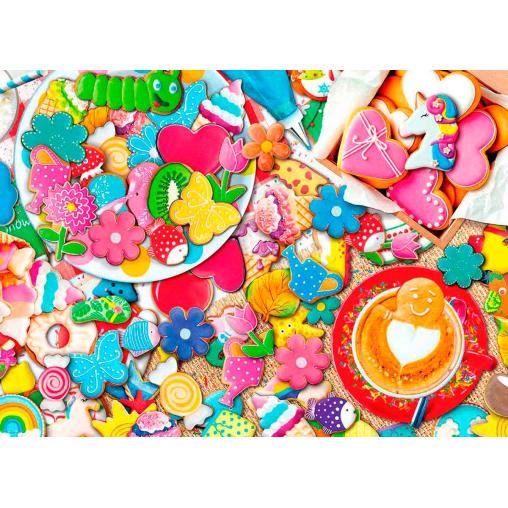 Puzzle Eurographics Fiesta de Galletas, Lata de 1000 Pzs