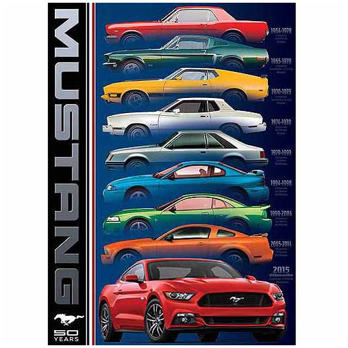 Puzzle Eurographics Ford Mustang 50 Años de 1000 Piezas