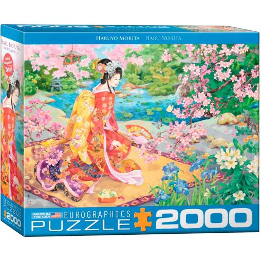Puzzle Eurographics Geisha Haru No Uta de 2000 Piezas