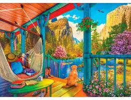 Puzzle Eurographics Hamaca con Vistas XXL 500 Piezas