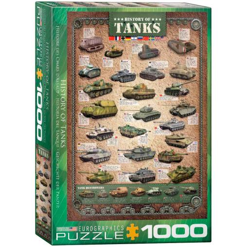 Puzzle Eurographics Historia de los Tanques de 1000 Piezas