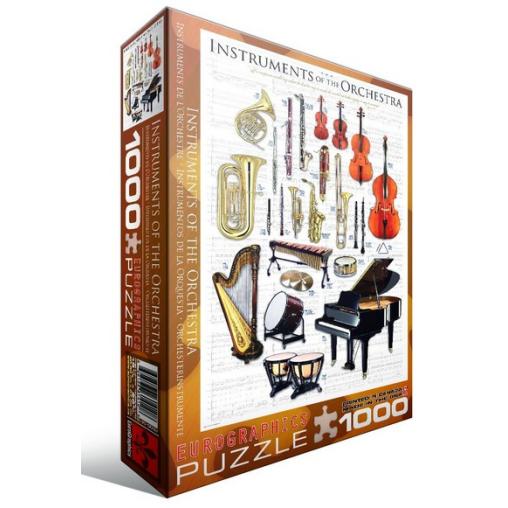 Puzzle Eurographics Instrumentos de Orquesta de 1000 Piezas