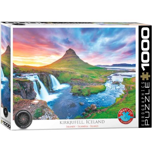 Puzzle Eurographics Islandia Montaña Kirkjufell de 1000 Piezas