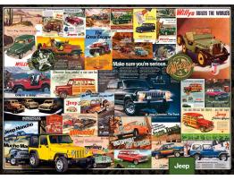 Puzzle Eurographics Jeep Advertising Collection de 1000 Piezas