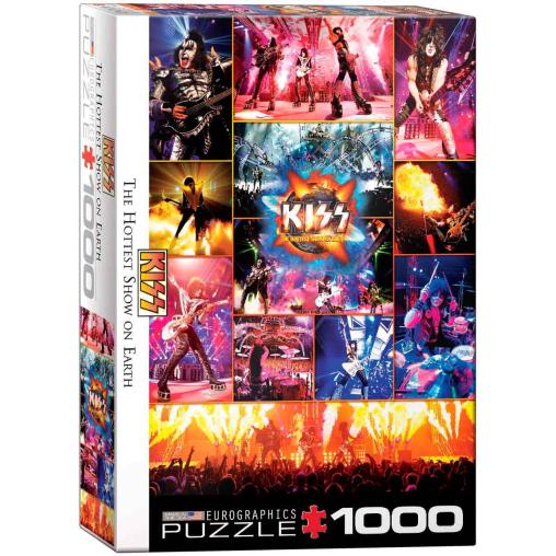 Puzzle Eurographics Kiss, The Hottest Show on Earth, de 1000 Pz