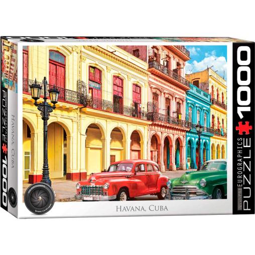 Puzzle Eurographics La Habana, Cuba de 1000 Piezas