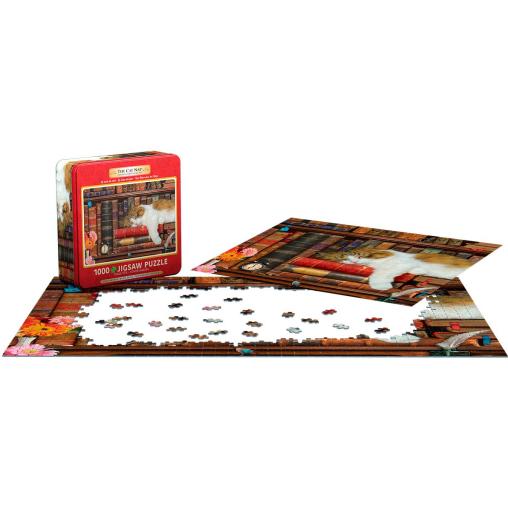 Puzzle Eurographics La Siesta del Gato, Lata de 1000 Pzs