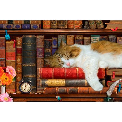 Puzzle Eurographics La Siesta del Gato, Lata de 1000 Pzs