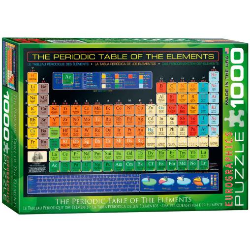 Puzzle Eurographics La Tabla Periódica de 1000 Piezas