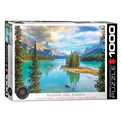 Puzzle Eurographics Lago Maligne, Alberta de 1000 Piezas