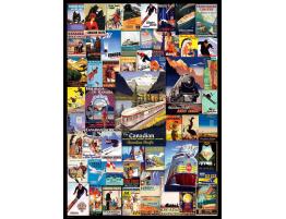 Puzzle Eurographics Las Aventuras del Ferrocarril de 1000 Pieza