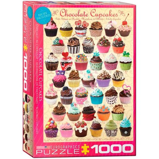 Puzzle Eurographics Magdalenas de Chocolate de 1000 Piezas