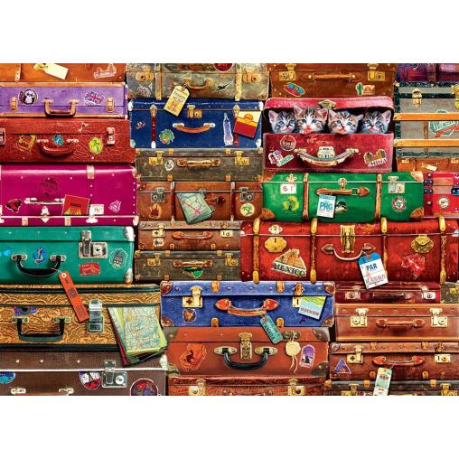 Puzzle Eurographics Maletas de Viajes de 1000 Piezas