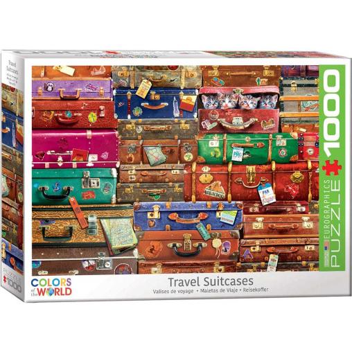 Puzzle Eurographics Maletas de Viajes de 1000 Piezas