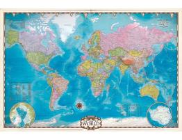 Puzzle Eurographics Mapa del Mundo de 2000 Piezas