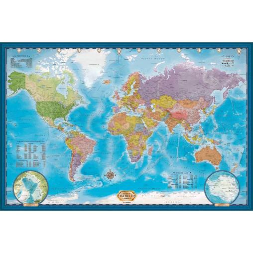 Puzzle Eurographics Mapa del Mundo de 5000 Piezas