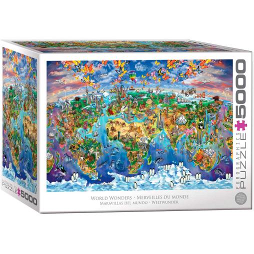 Puzzle Eurographics Maravillas del Mundo de 5000 Piezas