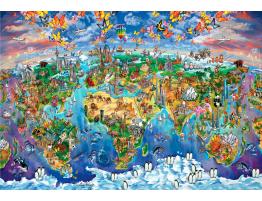 Puzzle Eurographics Maravillas del Mundo de 5000 Piezas