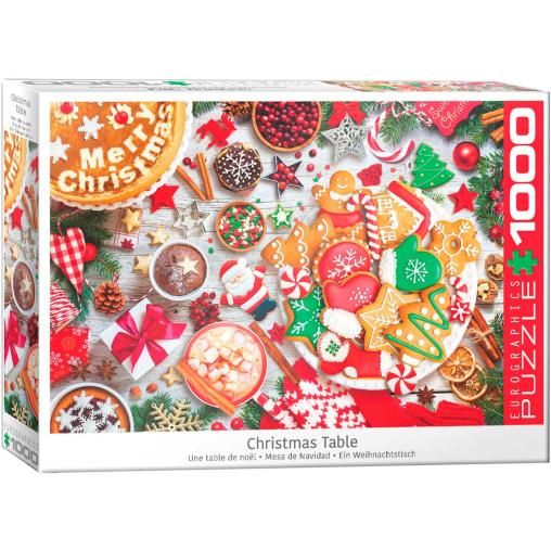 Puzzle Eurographics Mesa de Navidad de 1000 Piezas