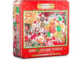 Puzzle Eurographics Mesa de Navidad, Lata de 1000 Pzs