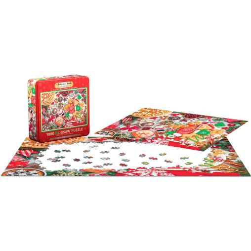 Puzzle Eurographics Mesa de Navidad, Lata de 1000 Pzs