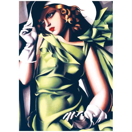 Eurographics Femme vêtue de vert Puzzle 1000 pièces