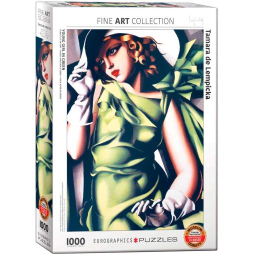 Eurographics Femme vêtue de vert Puzzle 1000 pièces