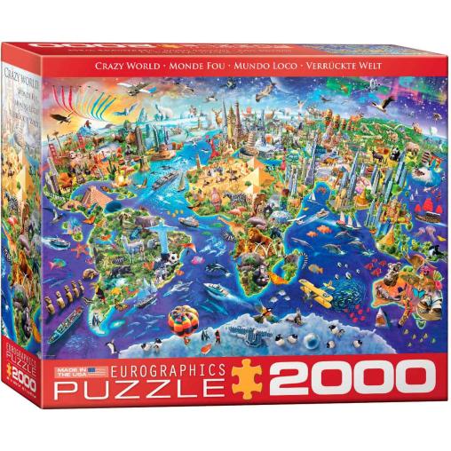 Puzzle Eurographics Mundo Loco de 2000 Piezas