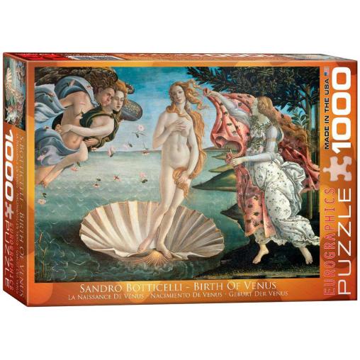 Puzzle Eurographics Nacimiento de Venus de 1000 Piezas