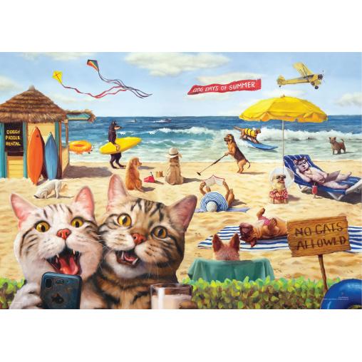 Puzzle Eurographics No se Perminten Gatos XXL 500 Piezas