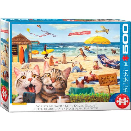 Puzzle Eurographics No se Perminten Gatos XXL 500 Piezas