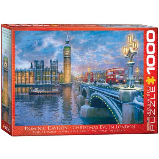 Puzzle Eurographics Nochebuena en Londres de 1000 Piezas