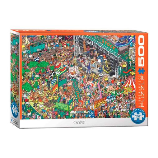 Puzzle Eurographics Oops Mudstock XXL de 500 Piezas