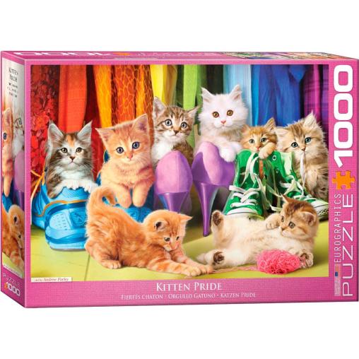 Puzzle Eurographics Orgullo Gatuno de 1000 Piezas