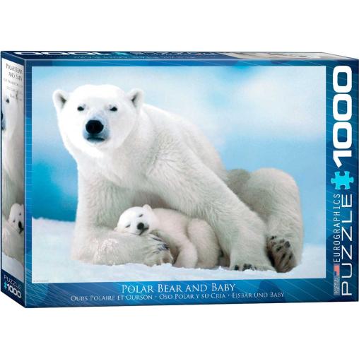 Eurographics Ours polaire et bébé Puzzle 1000 pièces