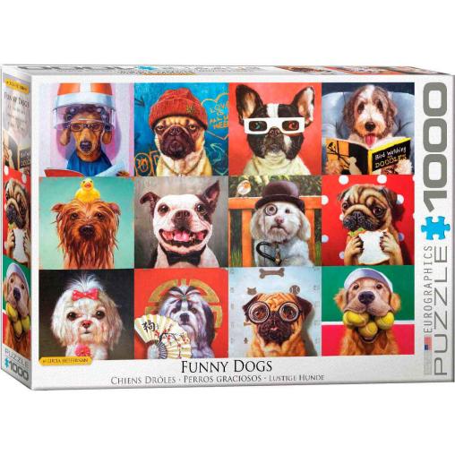 Puzzle Eurographics Perros Graciosos de 1000 Piezas