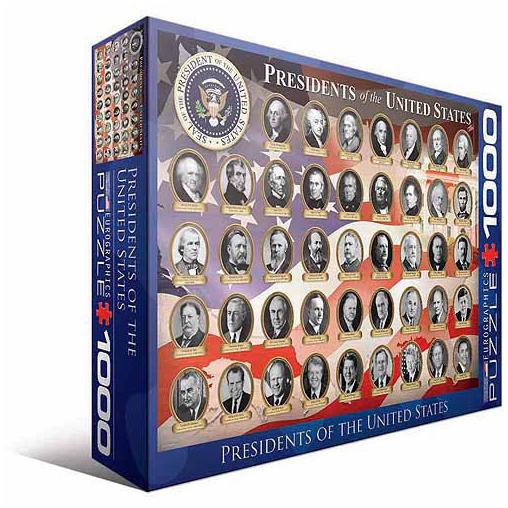 Puzzle Eurographics Presidentes de los EEUU de 1000 Piezas