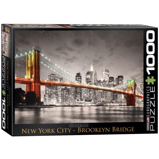 Puzzle Eurographics Puente de Brooklyn NY de 1000 Piezas