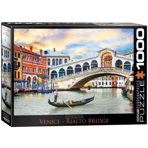 Puzzle Eurographics Puente Rialto, Venecia de 1000 Piezas