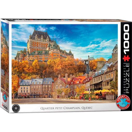 Puzzle Eurographics Quartier Petit Champlain de 1000 Piezas