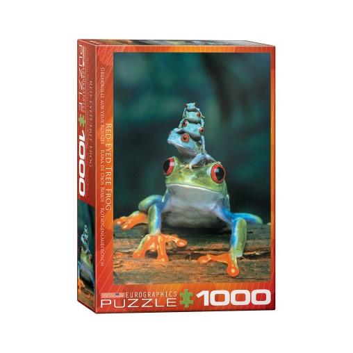 Puzzle Eurographics Rana de Ojos Rojos de 1000 Piezas