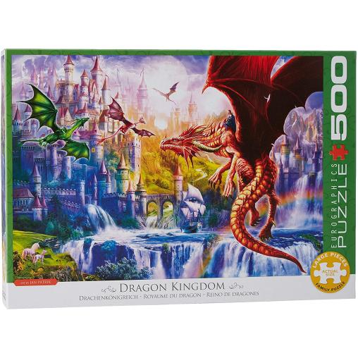 Puzzle Eurographics Reino de Dragones XXL de 500 Piezas