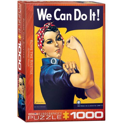 Puzzle Eurographics Rosie La Remachadora, 1000 Piezas