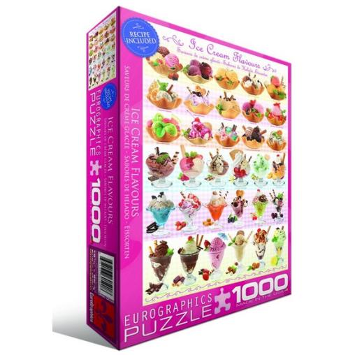 Puzzle Eurographics Sabores de Helado de 1000 Piezas